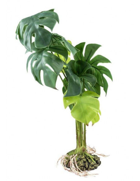 Planta Artificial Monstera 15 x 15 x 28 cm - Verde