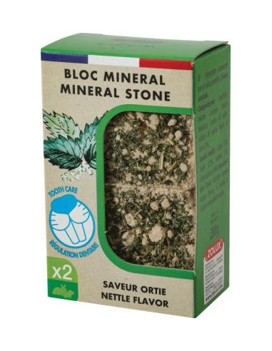 Bloco Mineral Eden Para Roedores- Ortiga - 2 un