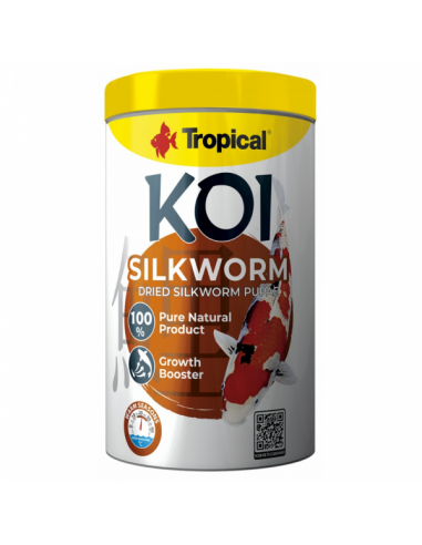 KOI SILK WORM DRIED SILKWORM - TAM S - 1000 L