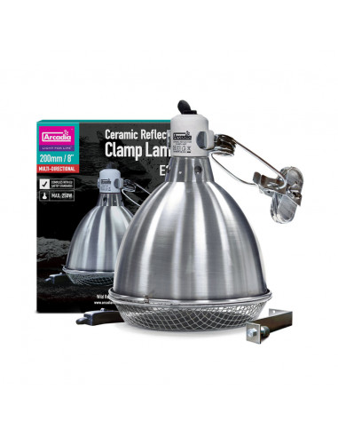 Arcadia - Ceramic Reflector Clamp Lamp - 150 W