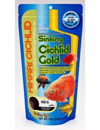 Hikari - Cichlid Gold Sinking Mini - 342g