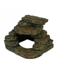 Decoração Poliresina Corner Stone S - 15 x 15 x 12 cm