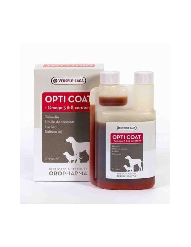 Opti Coat-salmon oil,omega3 & bettacaroteno 250 ml