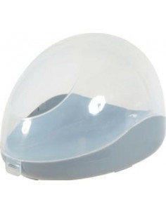 WC Para Chinchilas - 19 x 28 x 18,5 cm - Cinza