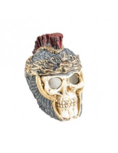Decoração Aquário Poliresina 11 x 7,3 x 9,5 cm- Skull Roman