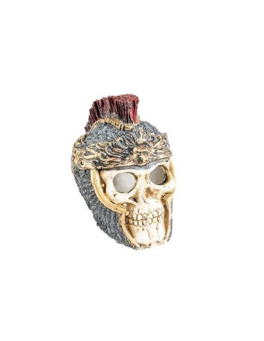 Decoração Aquário Poliresina 11 x 7,3 x 9,5 cm- Skull Roman