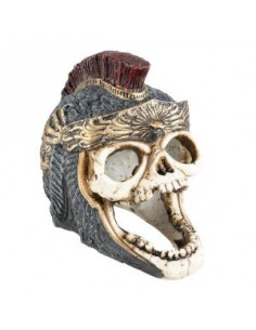 Decoração Aquário Poliresina 18,2 x 11,7 x 15 cm- Skull Roman