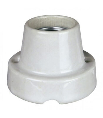 SUPORTE CERÂMICO COM CABO E INTERRUPTOR