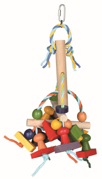 BRINQUEDO COLORIDO EM MADEIRA