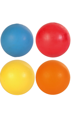 Trixie Brinquedo Ball Natural Rubber - Cores Sortidas | 5 cm
