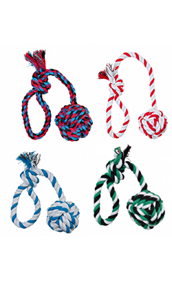 Trixie Brinquedo Denta Fun Playing Rope - Cores Sortidas | 50 cm