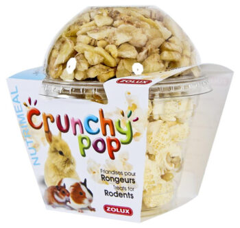 Snack Roedores - Crunchy Pop - Banana e Pipoca - 63 g