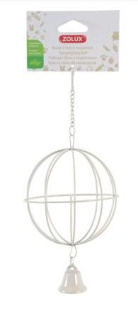 Bola Suspensa Para Fêno - 27 x 11 x 11 cm - Bege