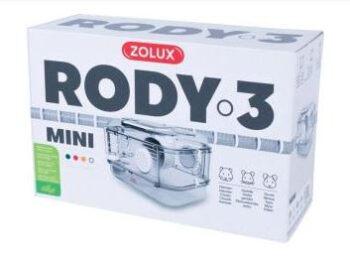 Gaiola Roedores Mini Rody 3 - 33 x 21 x 18 cm - Branco