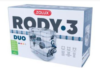 Gaiola Roedores Duo Rody 3- 41 x 27 x 41 cm- Azul