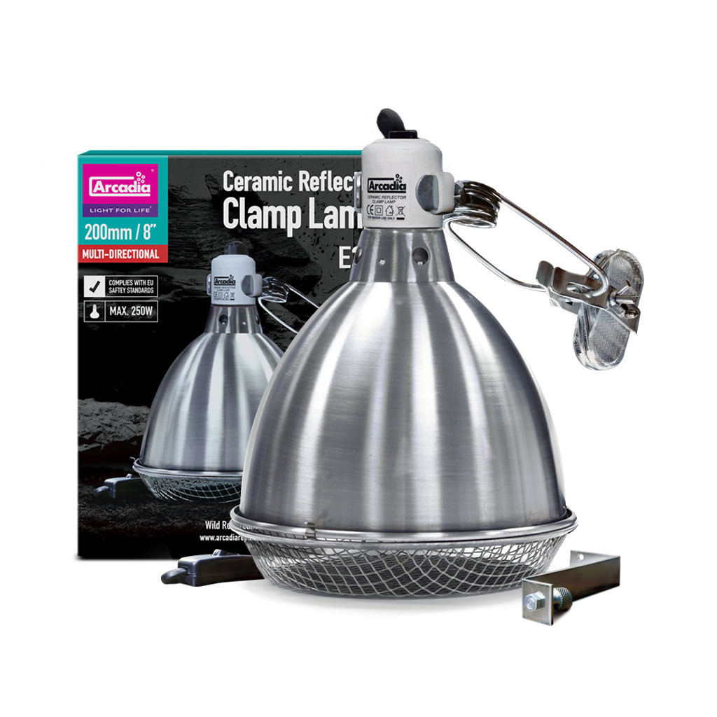 Arcadia - Ceramic Reflector Clamp Lamp - 150 W