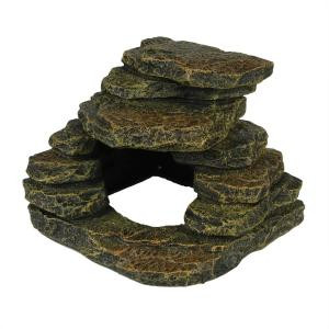 Decoração Poliresina Corner Stone S - 15 x 15 x 12 cm