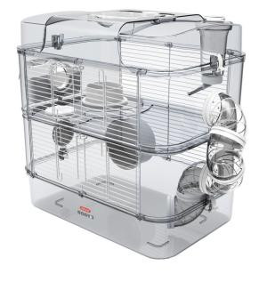 Gaiola Roedores Duo Rody 3- 41 x 27 x 41 cm- Branco