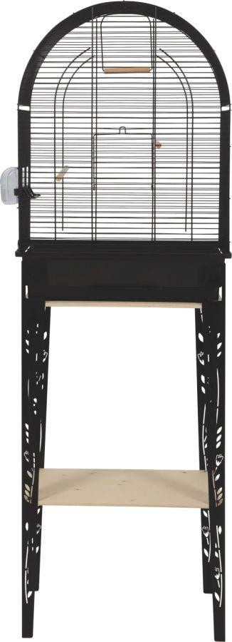 Gaiola Pássaros Chic - 44,5 x 28 x 133 cm - Preto